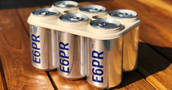 Crean anillos biodegradables E6PR latas cerveza