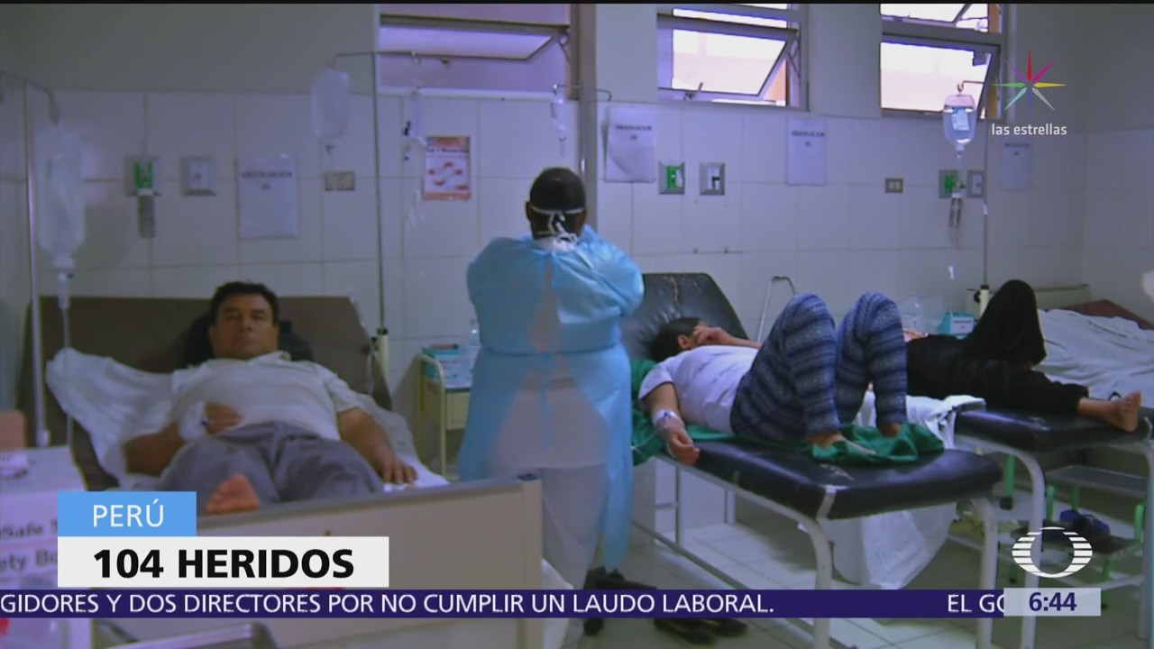 Aumentan heridos por sismo en Perú