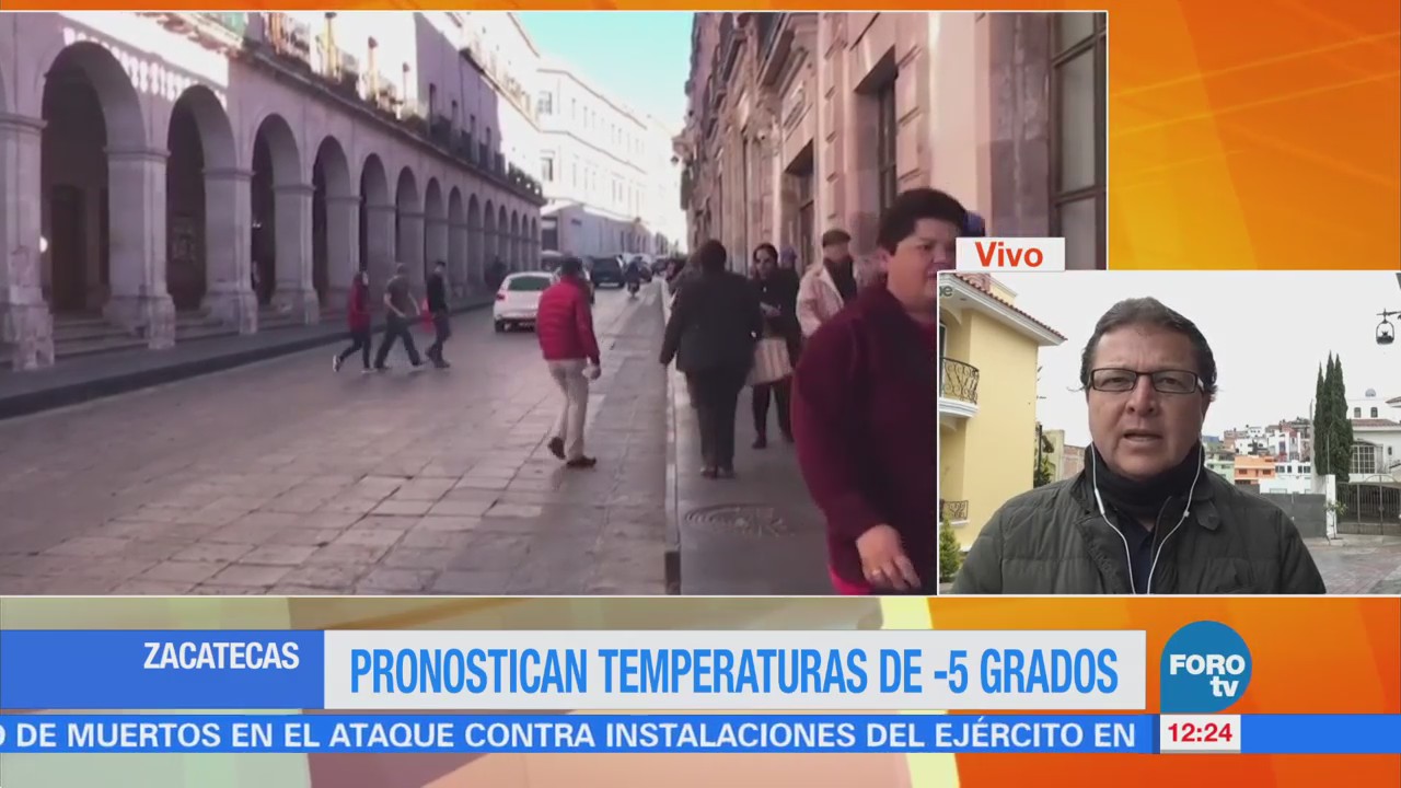 Bajan las temperaturas hasta menos tres grados en Zacatecas