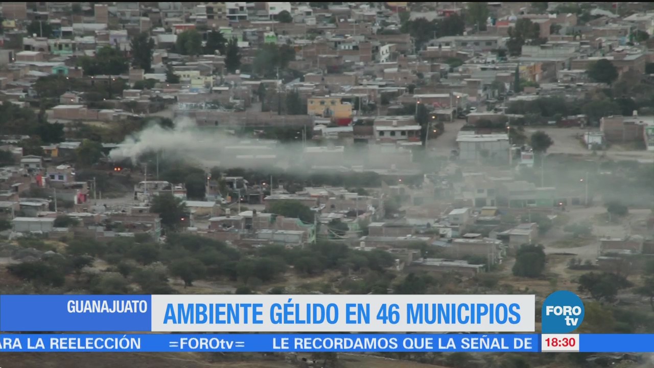 Bajas Temperaturas Afectan 46 Municipios Guanajuato