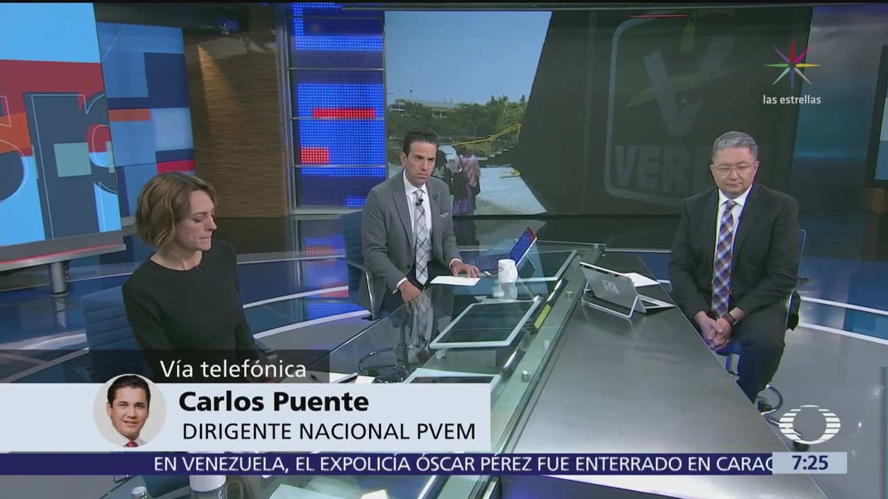 Carlos Puente, líder nacional del Partido Verde, en Despierta con Loret
