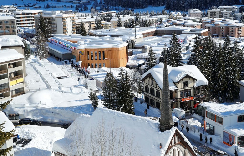 Davos, escenario del Foro Económico mundial, 23 al 26 de enero