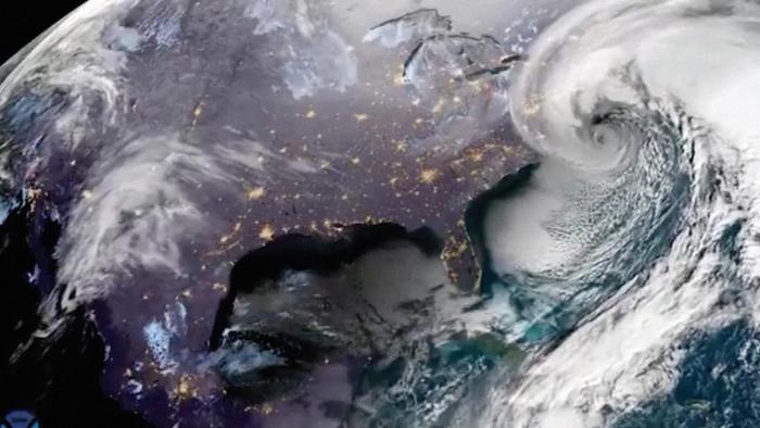 Fotografías muestran cómo se ve el "Ciclón Bomba" desde el espacio