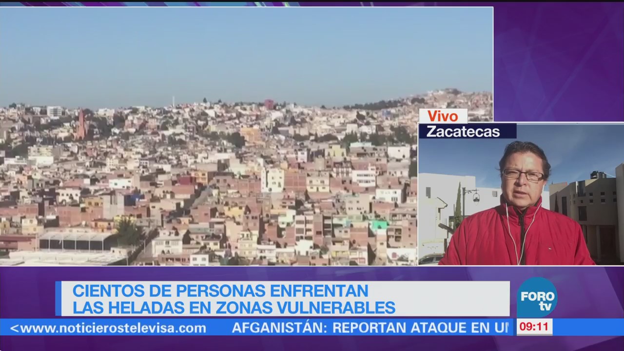 Cientos de familias enfrentan heladas en zonas vulnerables de Zacatecas