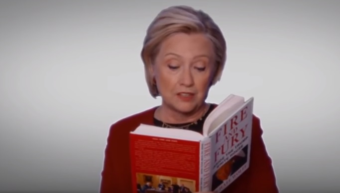 Hillary Clinton lee en los Grammy un fragmento del libro sobre Trump