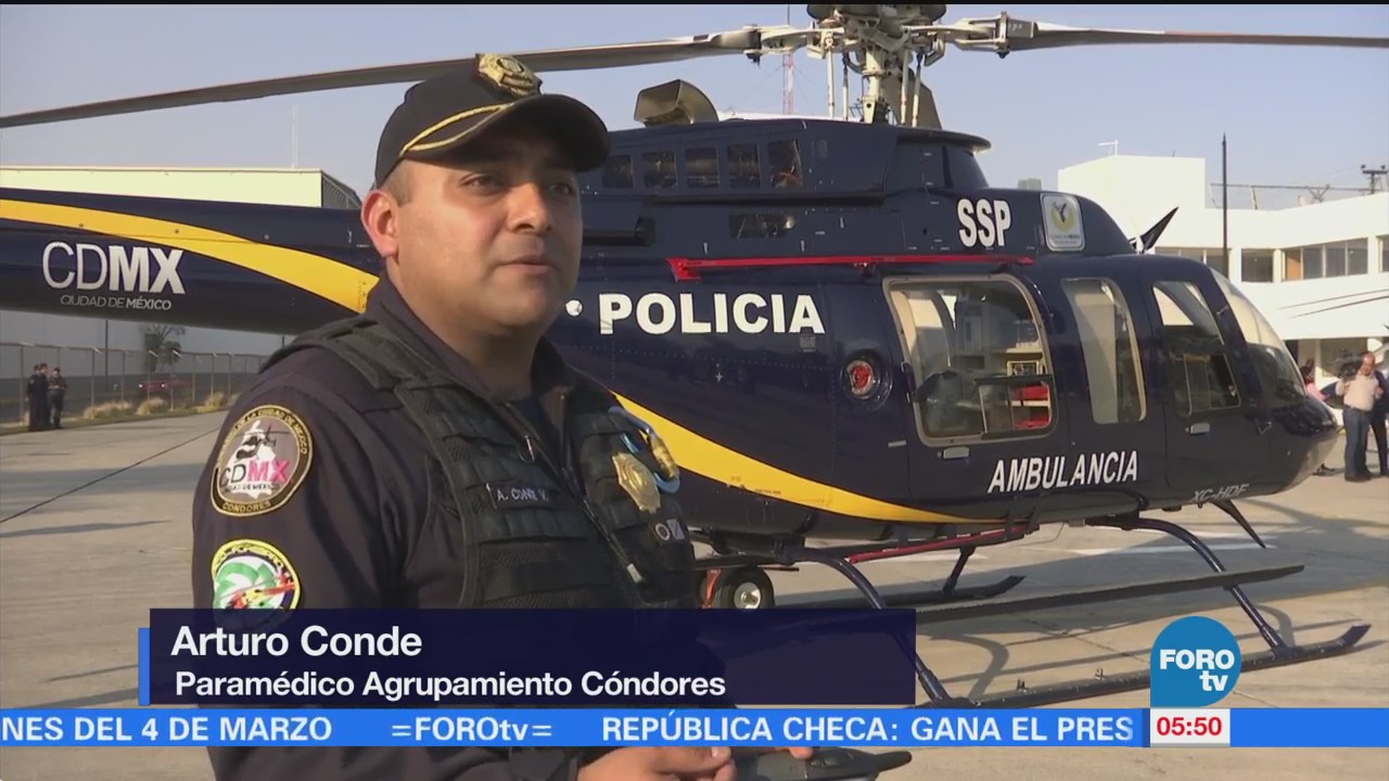 Cóndores de la Policía de la Ciudad de México salvan vidas