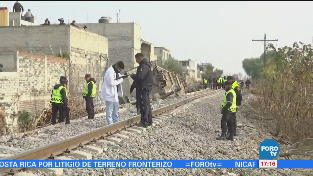 Descarrila tren en Ecatepec, Estado de México