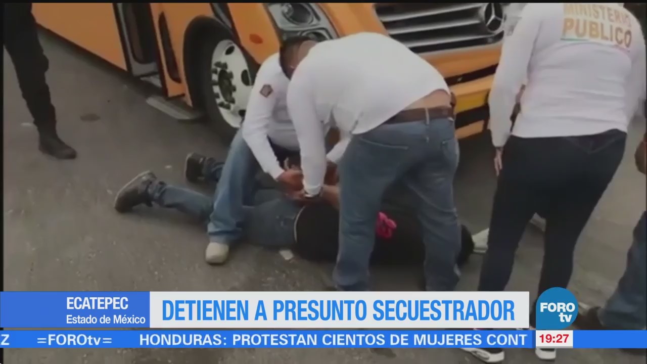 Detienen en Ecatepec a hombre investigado por privación de la libertad