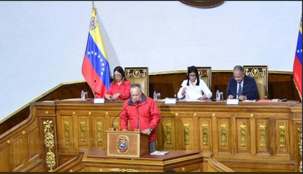 Diosdado Cabello en la Asamblea Nacional Constituyente