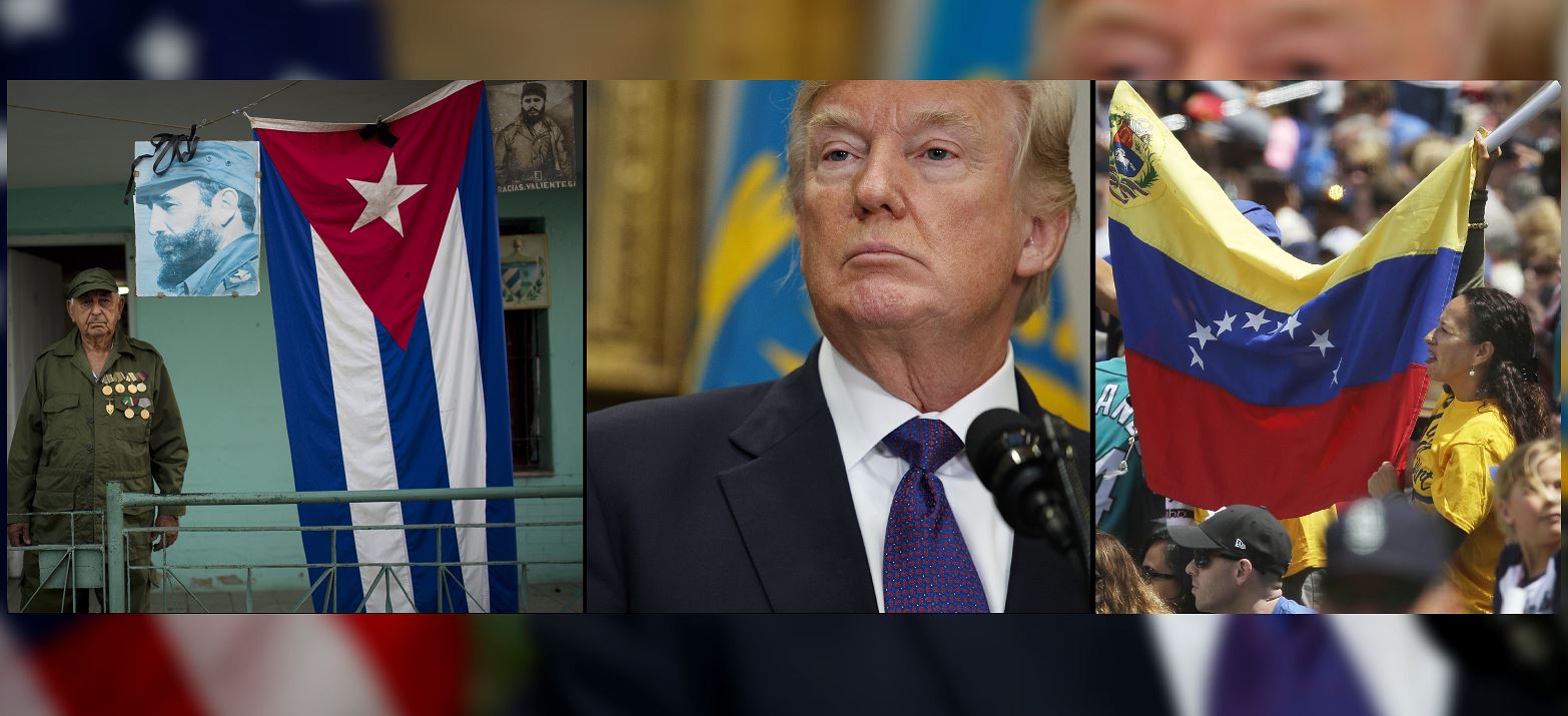 Trump endurece su política con Venezuela y se aleja de Cuba