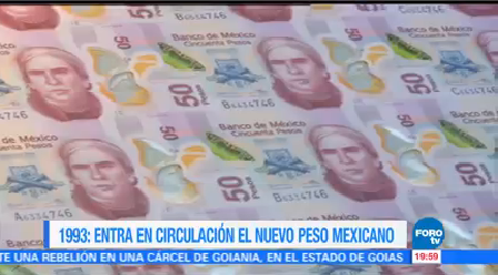 Efeméride Una Hora Nuevos Pesos Mexicanos Euro