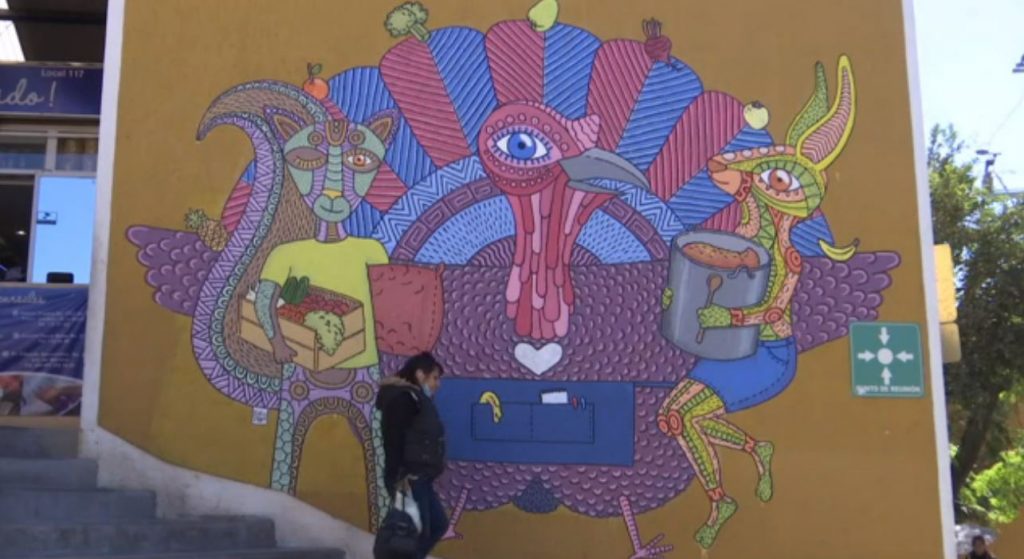 Embellecen mercados públicos de Oaxaca con murales
