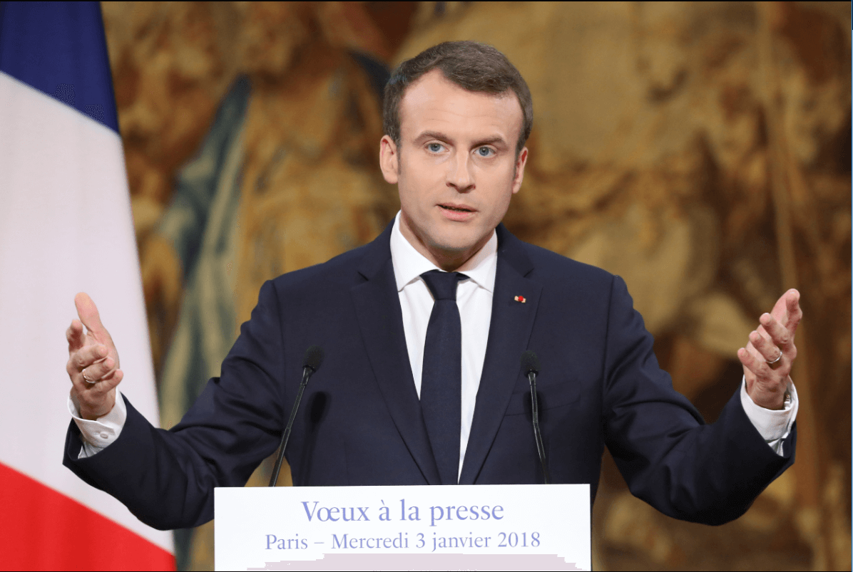 Emmanuel Macron, presidente de Francia. (AP)