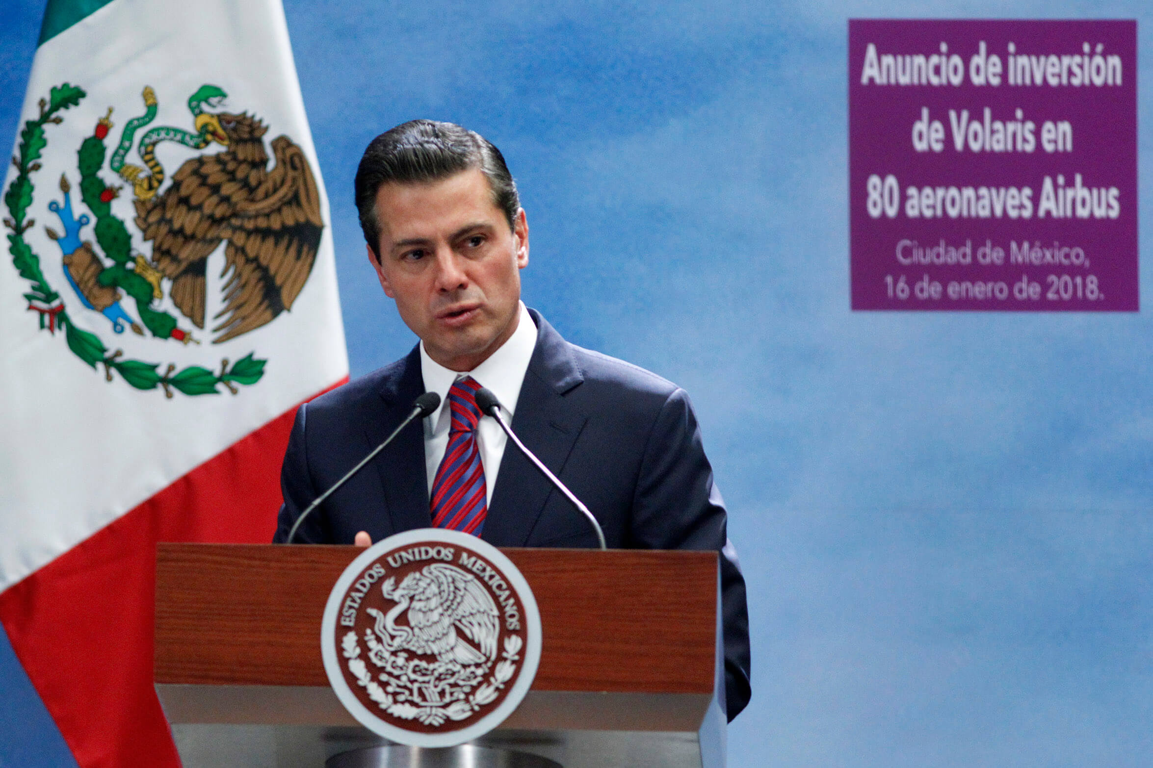 Peña Nieto pide que enojo no lleve a perder de vista avances