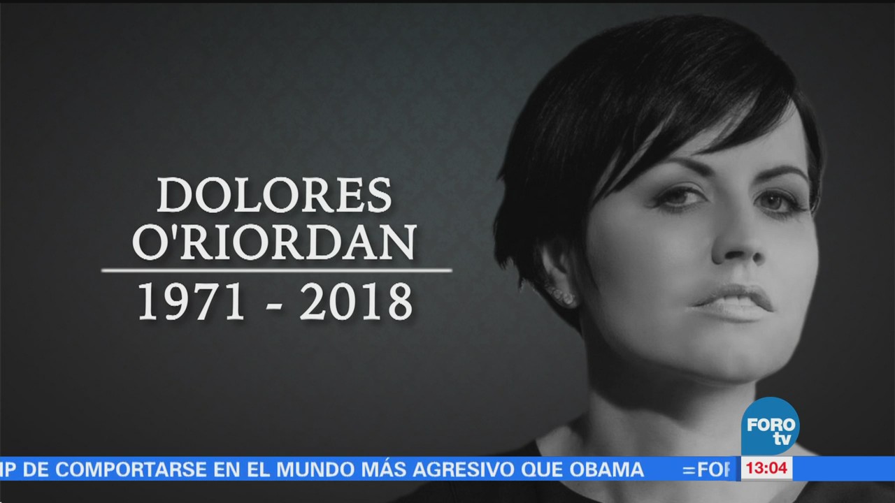 Fallece Dolores O'riordan Vocalista Grupo The Cranberries