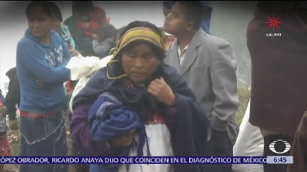 Familias Tzotziles Regresan Casas Chiapas