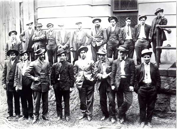 Los miembros de la Five Points Gang de Nueva York (Wikimedia Commons). 
