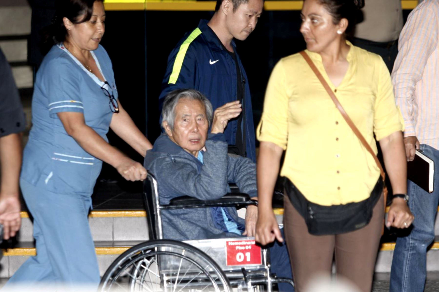Expresidente Alberto Fujimori recibe alta médica Perú