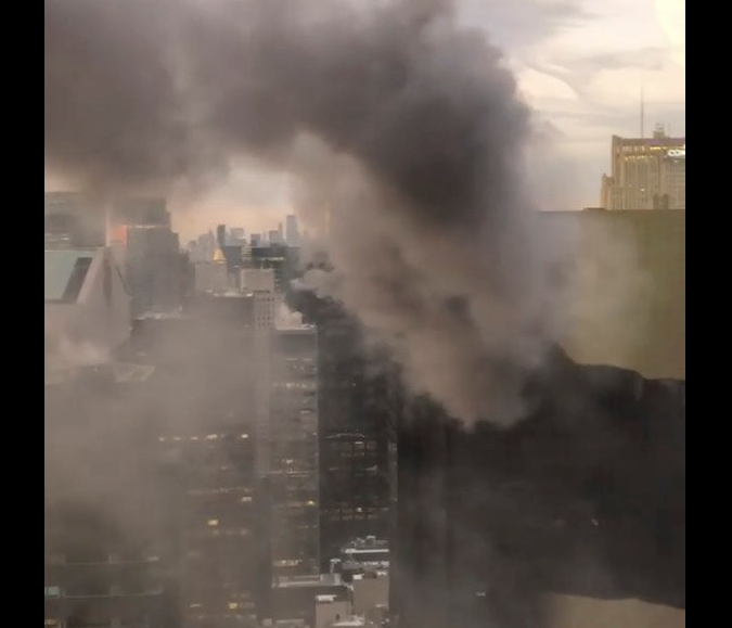 Incendio en la Torre Trump de Nueva York. (Reuters)