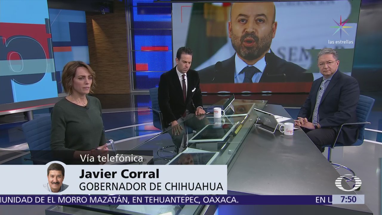 Javier Corral: Navarrete Prida pidió solicitar el traslado de Alejandro Gutiérrez