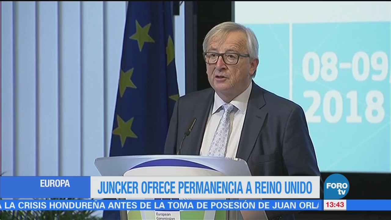 Jean Claude Juncker invita a Reino Unido a quedarse en el bloque