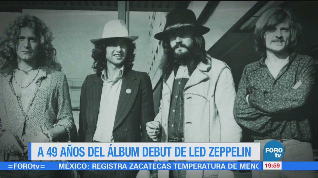 Efeméride En Una Hora: Led Zeppelin debuta con su primer álbum