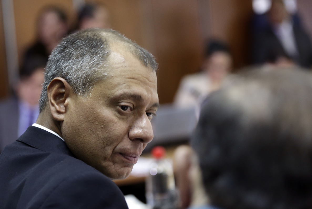 Jorge Glas pierde cargo de vicepresidente de Ecuador
