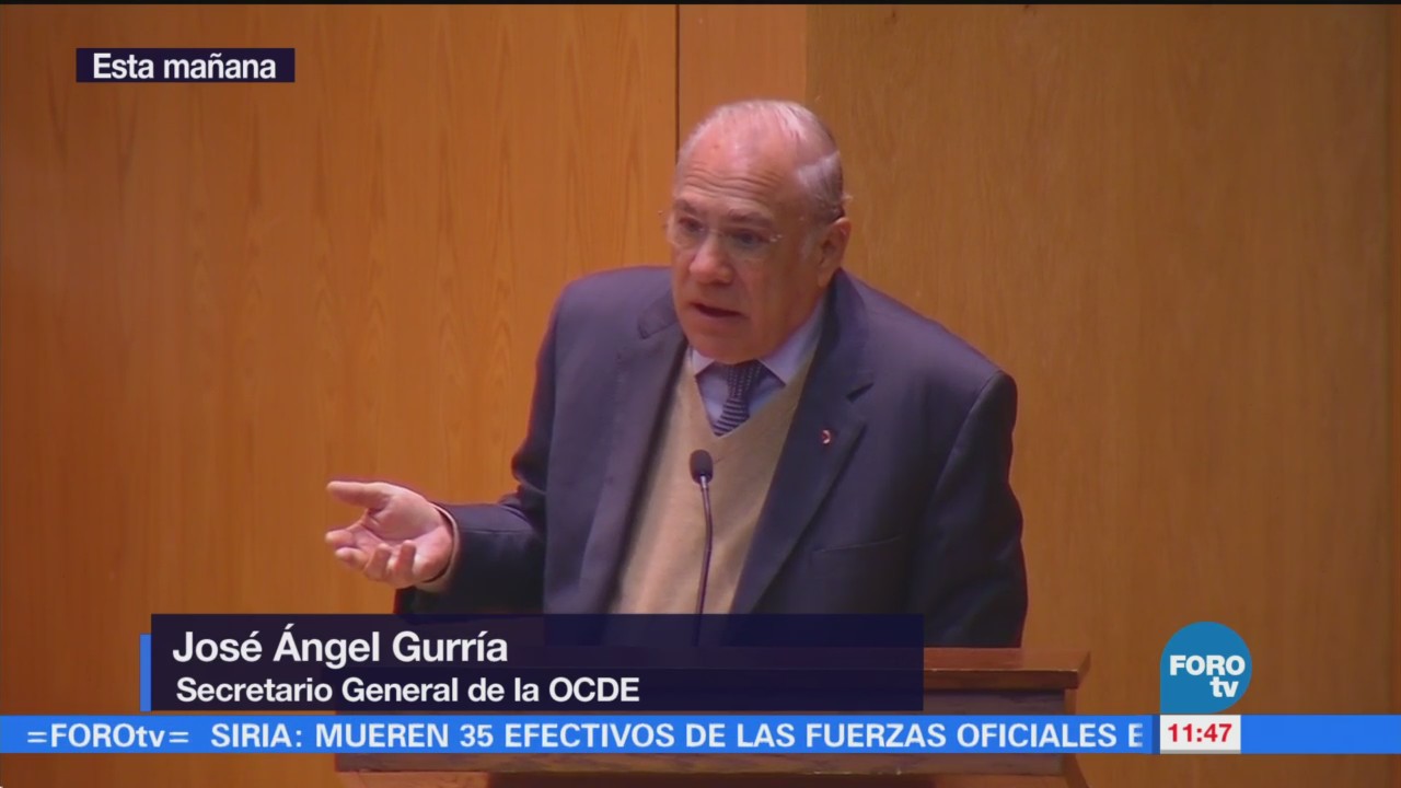 José Ángel Gurría sugiere utilizar las políticas públicas contra la desigualdad