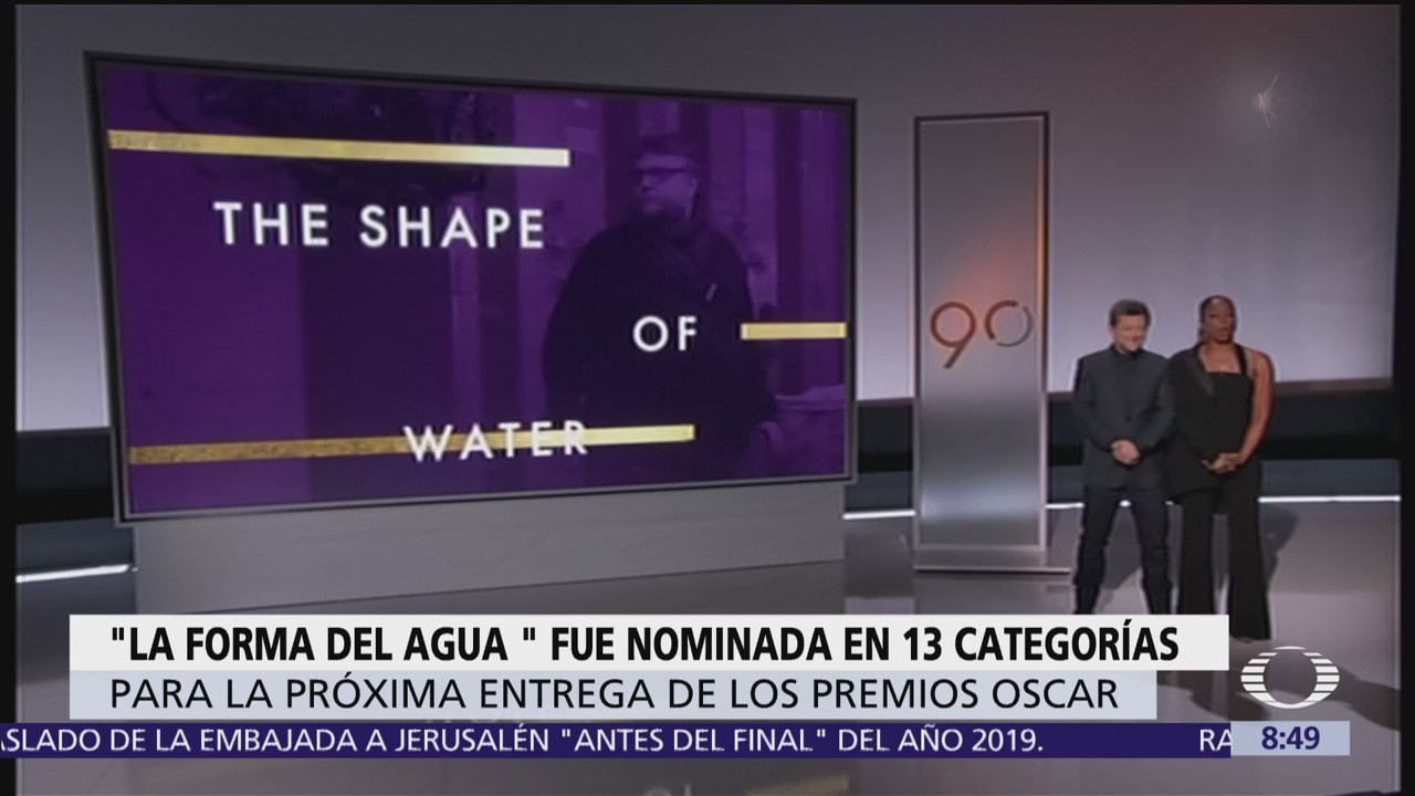 ‘La forma del Agua’, nominada a 13 premios Oscar