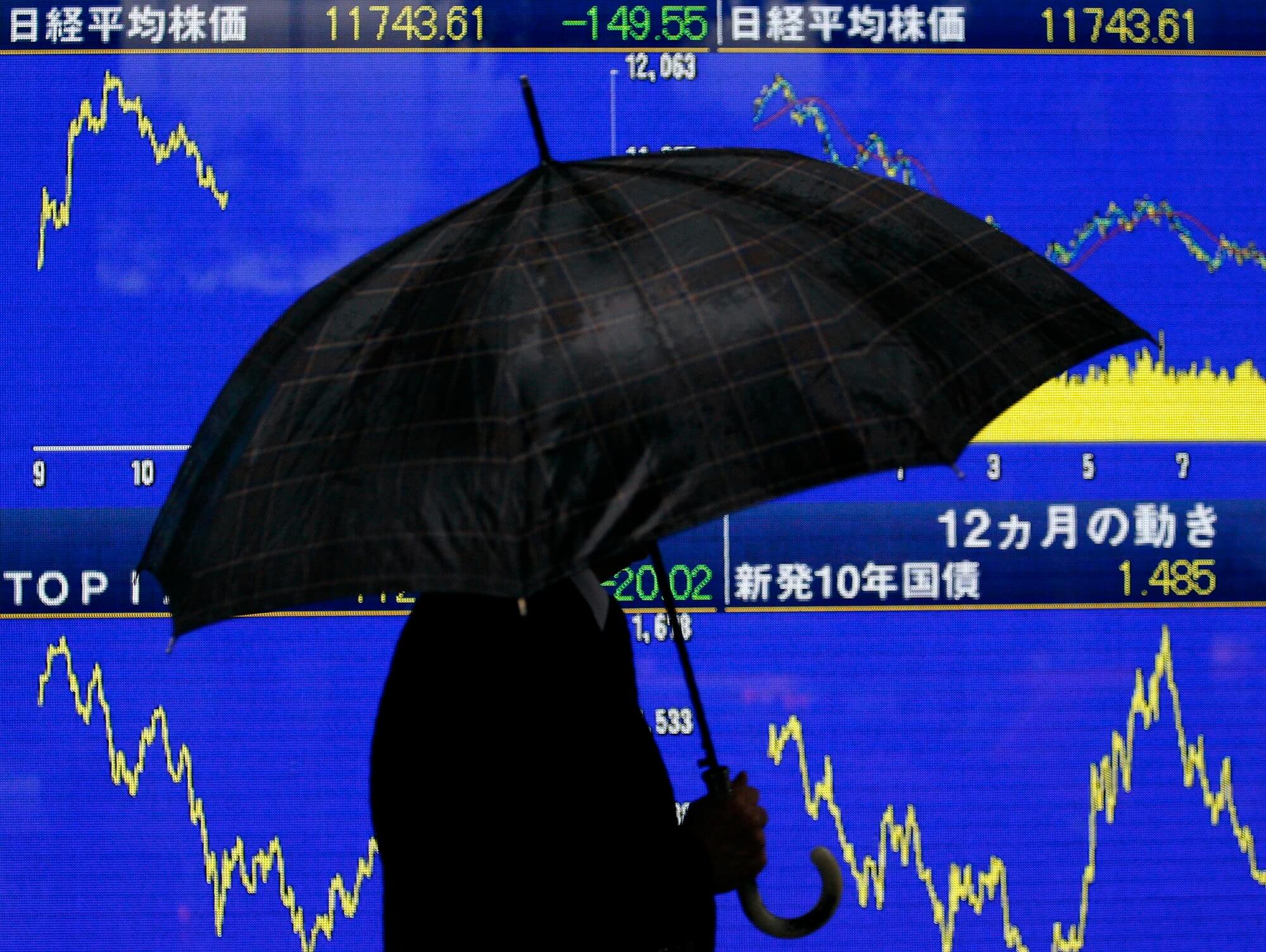 Fortaleza del yen lleva a la baja la Bolsa de Tokio