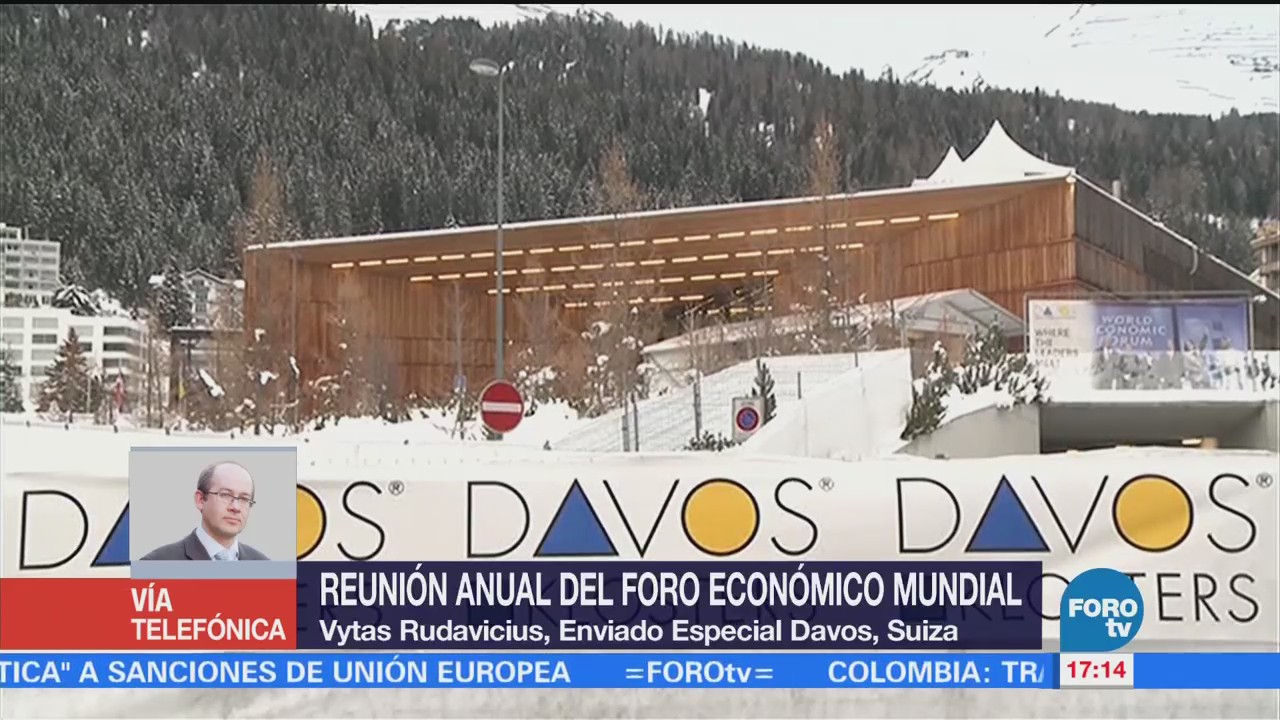 Líderes mundiales se reúnen en Foro Económico en Davos