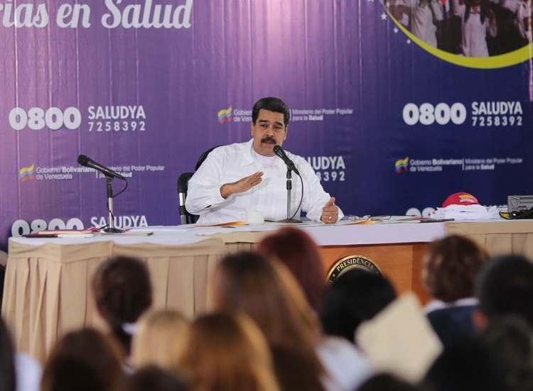 Maduro acusa a las agencias de noticias de hacer 'campaña' contra Venezuela