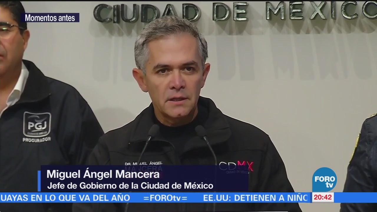 Mancera Anuncia Despliegue Policial Localizar Marco Antonio Sánchez