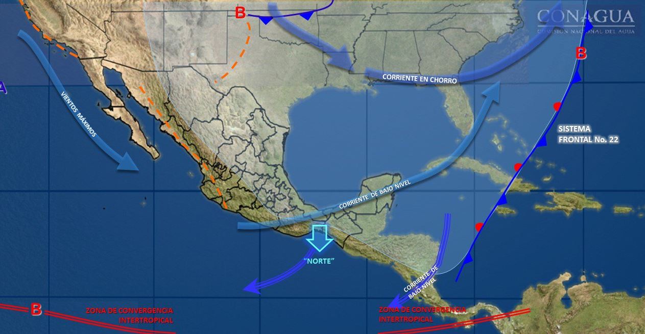 Ambiente frío permanece en el norte, noreste, oriente y centro de México
