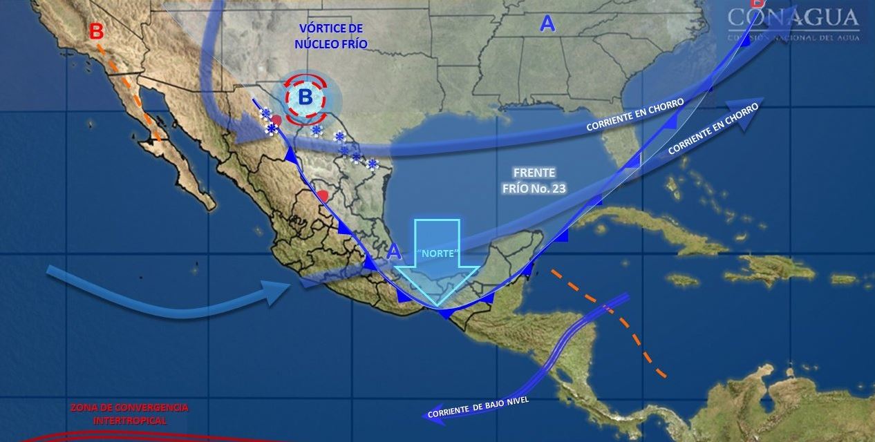 Persiste ambiente de frío a gélido en gran parte de México