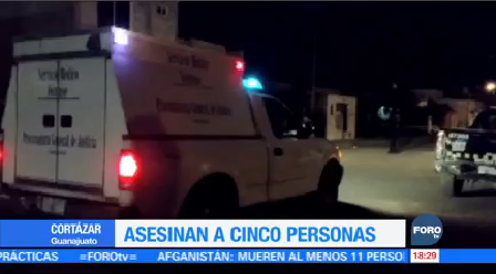 Matan Cinco Personas Cortazar Guanajuato