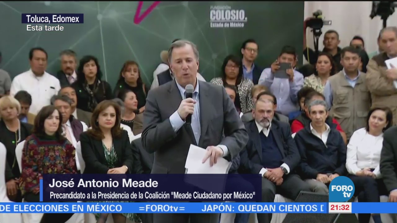 Meade participa en el foro ‘Puntos de Encuentro’ en Toluca