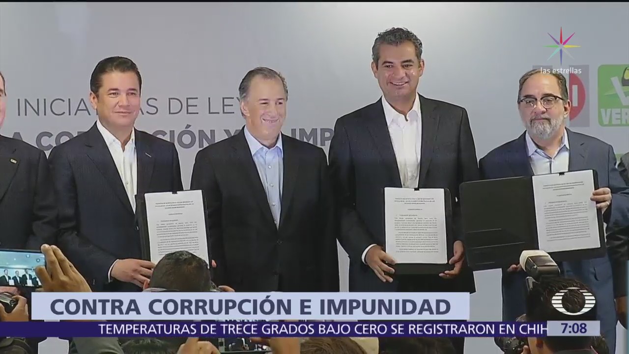Meade presenta paquete de reformas para combatir la corrupción y la impunidad