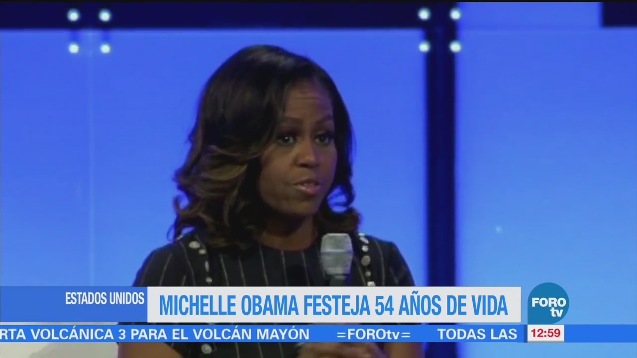 Michelle Obama cumple 54 años de edad