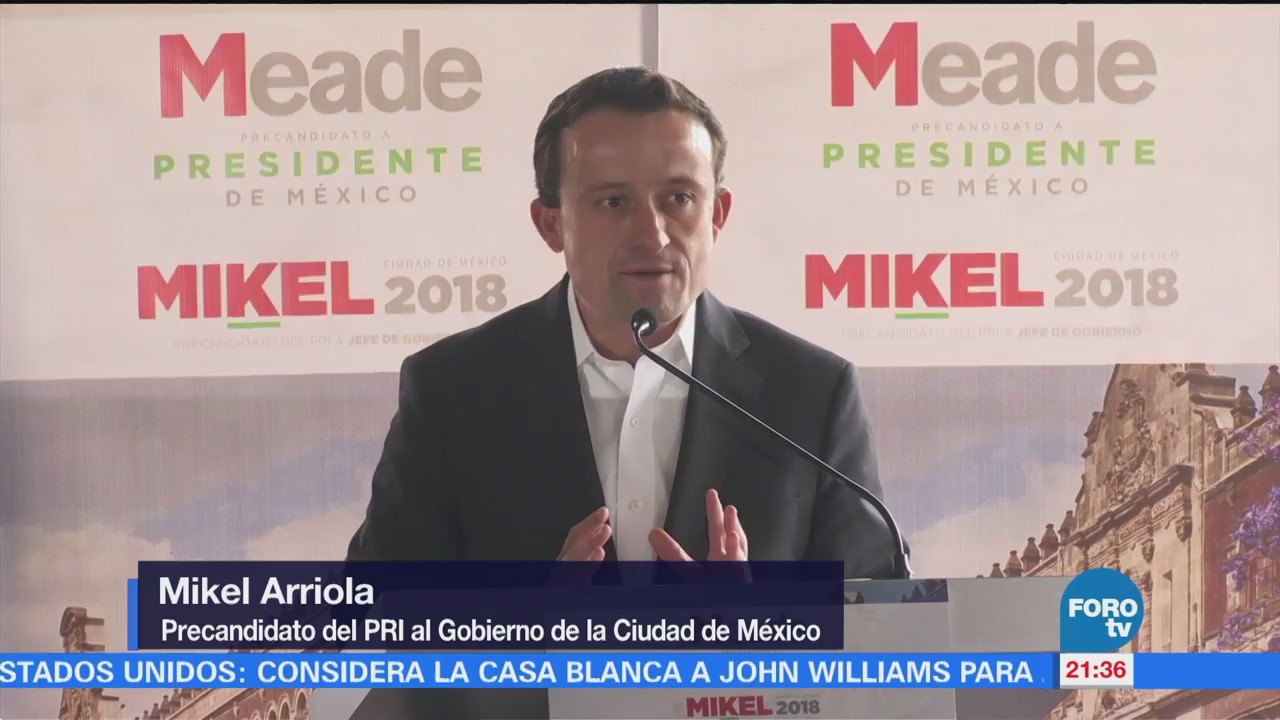 Mikel Arriola presenta propuestas para transformar a la CDMX