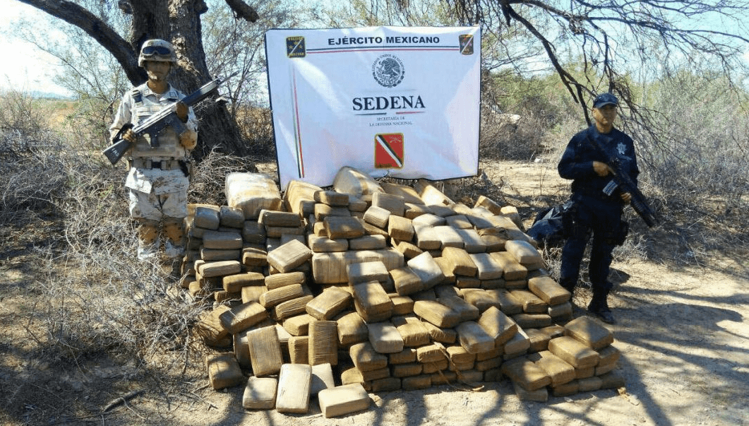 Gobierno federal decomisa 15 mil kilógramos de drogas durante diciembre de 2017