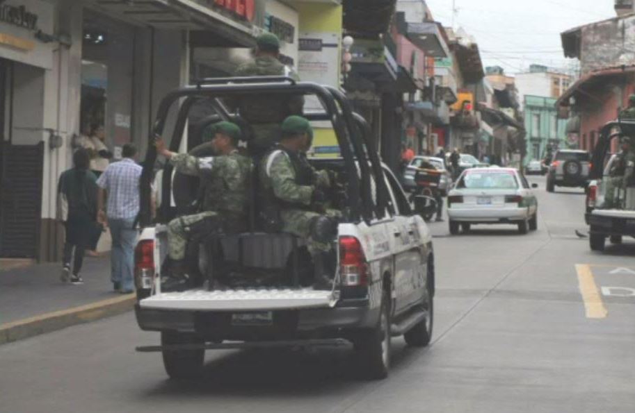 Militares llegan a Xalapa, Veracruz, para reforzar seguridad