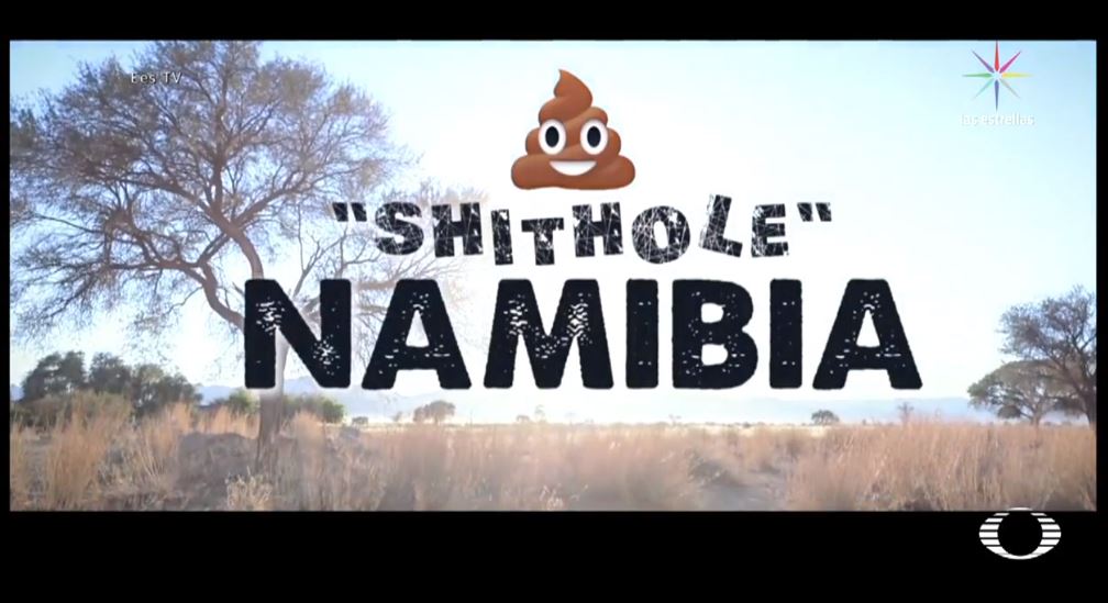 namibia pais mierda se burla trump