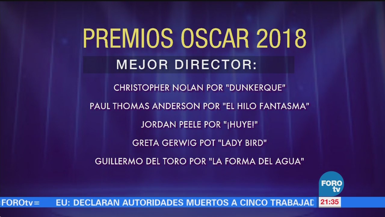 Nominaciones Oscar 2018 Mexicano Guillermo Del Toro