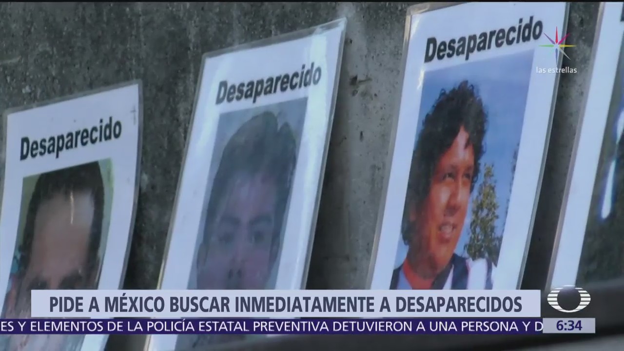 ONU pide a México reforzar búsqueda de desaparecidos