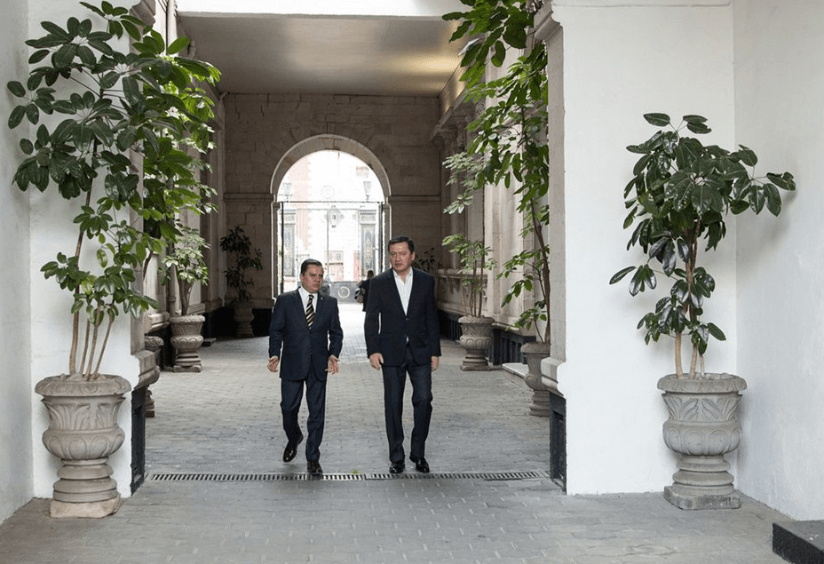 Osorio Chong se reúne con el presidente nacional del PRD