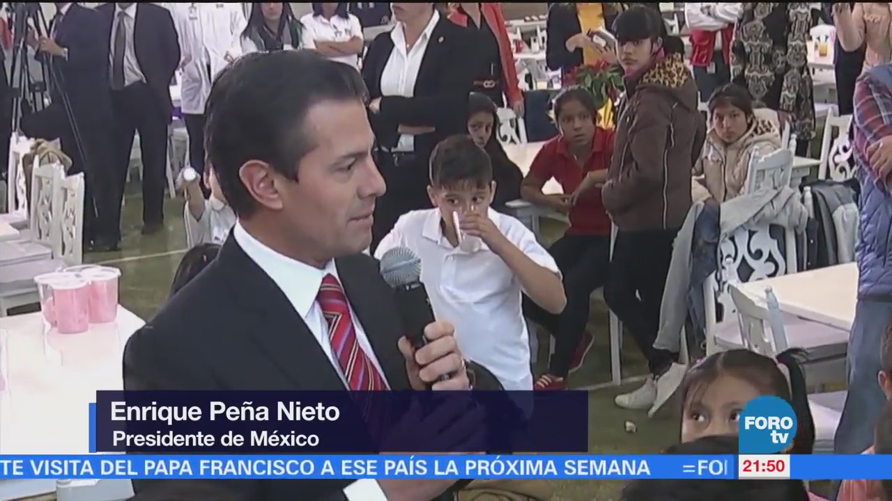 Peña Nieto Esposa Conviven Niños Casas Hogar Dif