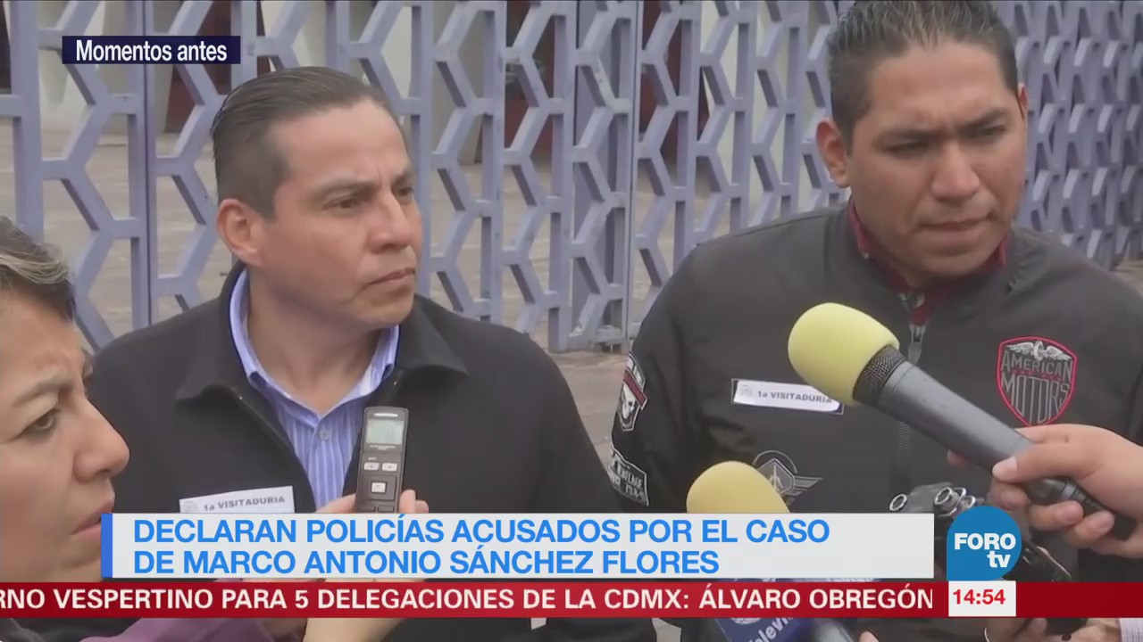 Policías del caso Marco Antonio Sánchez terminan comparecencia en la CDHDF