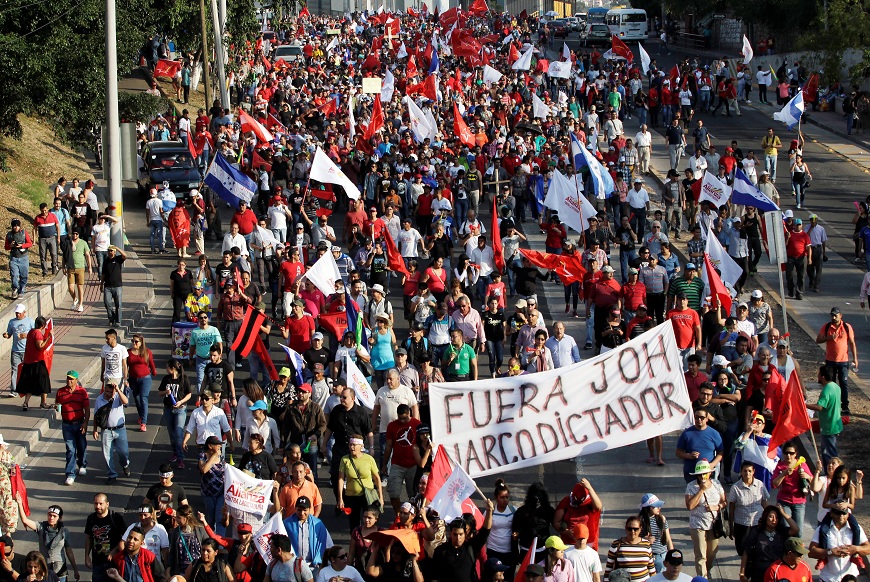 Oposición hondureña convoca sitiar toma posesión Hernández