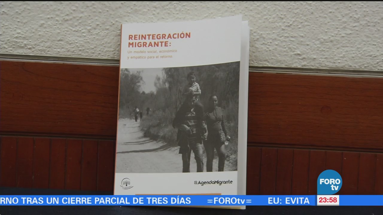 Presentan el libro Reintegración Migrante